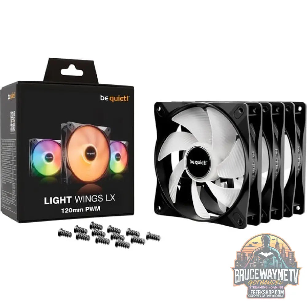 be quiet! Light Wings LX 120mm PWM Triple Pack, Gehäuselüfter - be quiet! - vue 4