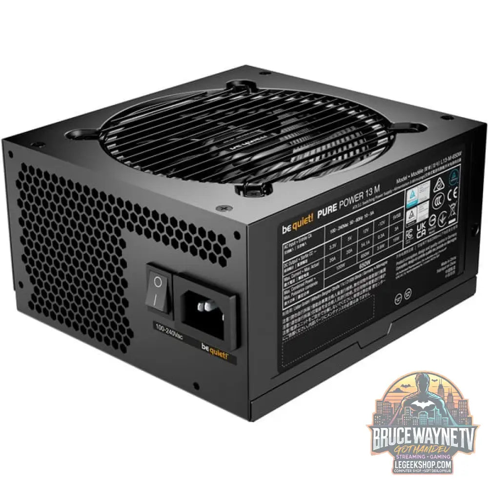 be quiet! Pure Power 13 M 650W, alimentation PC - vue 2