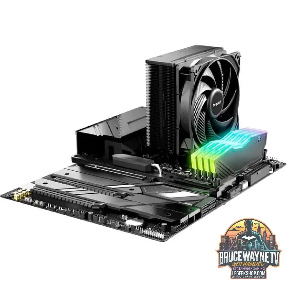 be quiet! Pure Rock 3 Black, CPU-Kühler schwarz, 120 mm - be quiet! - vue 6