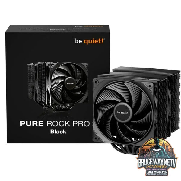 be quiet! Pure Rock Pro 3 Black, CPU-Kühler schwarz, 120 mm - be quiet!