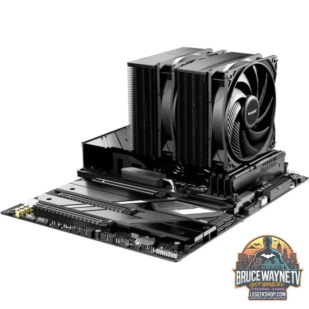 be quiet! Pure Rock Pro 3 Black, CPU-Kühler schwarz, 120 mm - be quiet! - vue 6