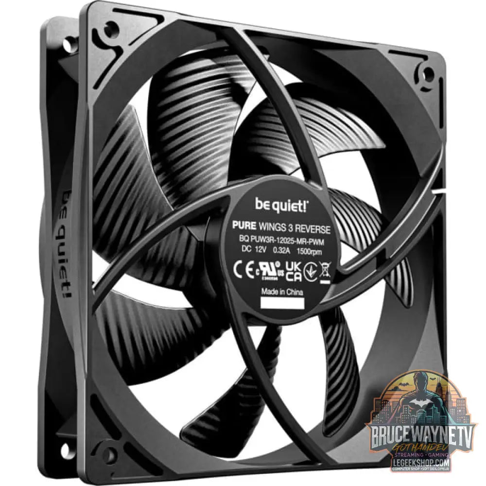 be quiet! Pure Wings 3 120mm PWM Reverse 3-Pack, Gehäuselüfter - be quiet! - vue 3