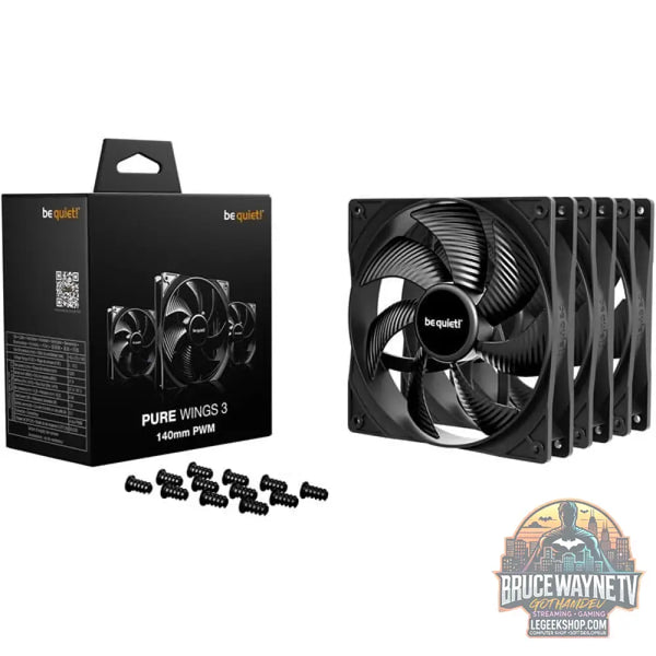 be quiet! Pure Wings 3 140mm PWM 3-Pack, Gehäuselüfter - be quiet!