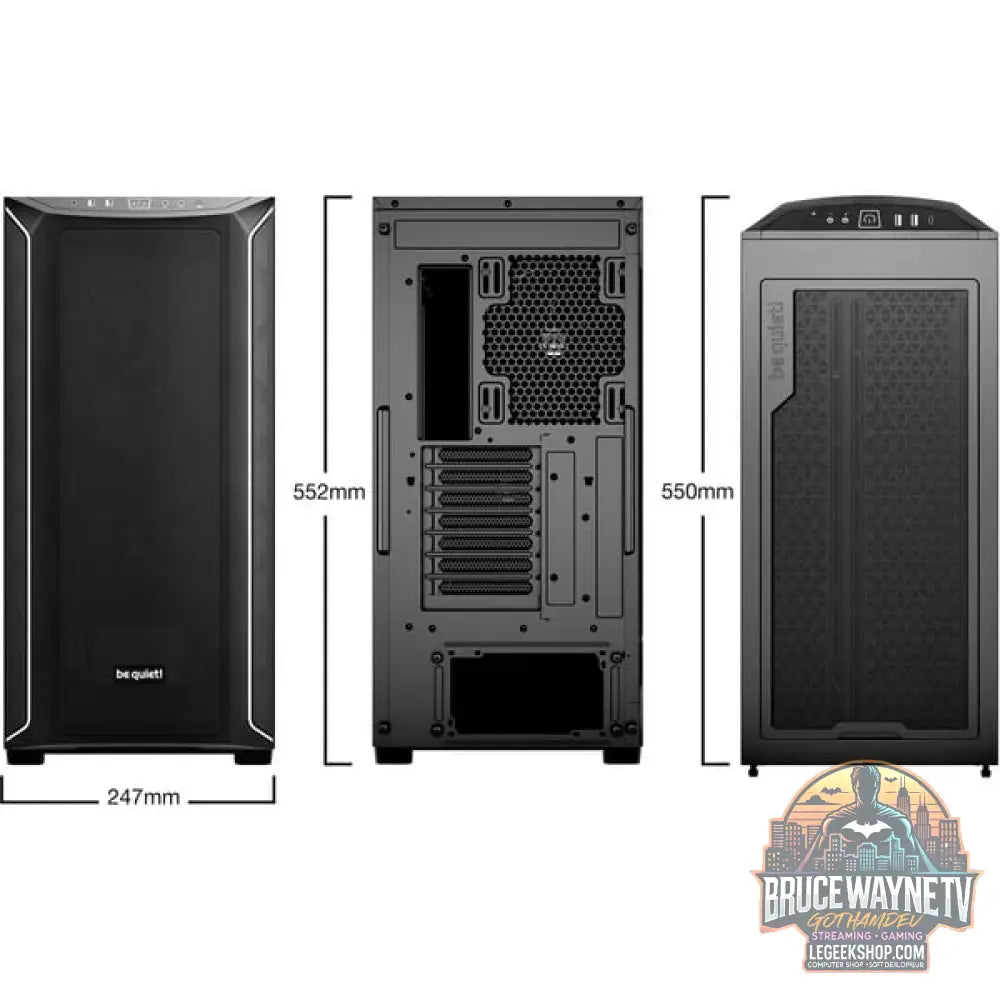be quiet! SHADOW BASE 800 DX, Tower-Gehäuse - be quiet! - vue 7