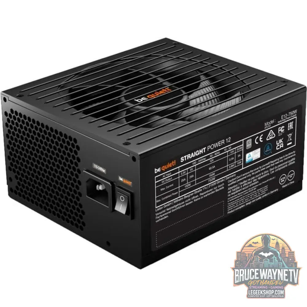 be quiet! Straight Power 12 Platinum 750W ATX3.1, alimentation PC - vue 3