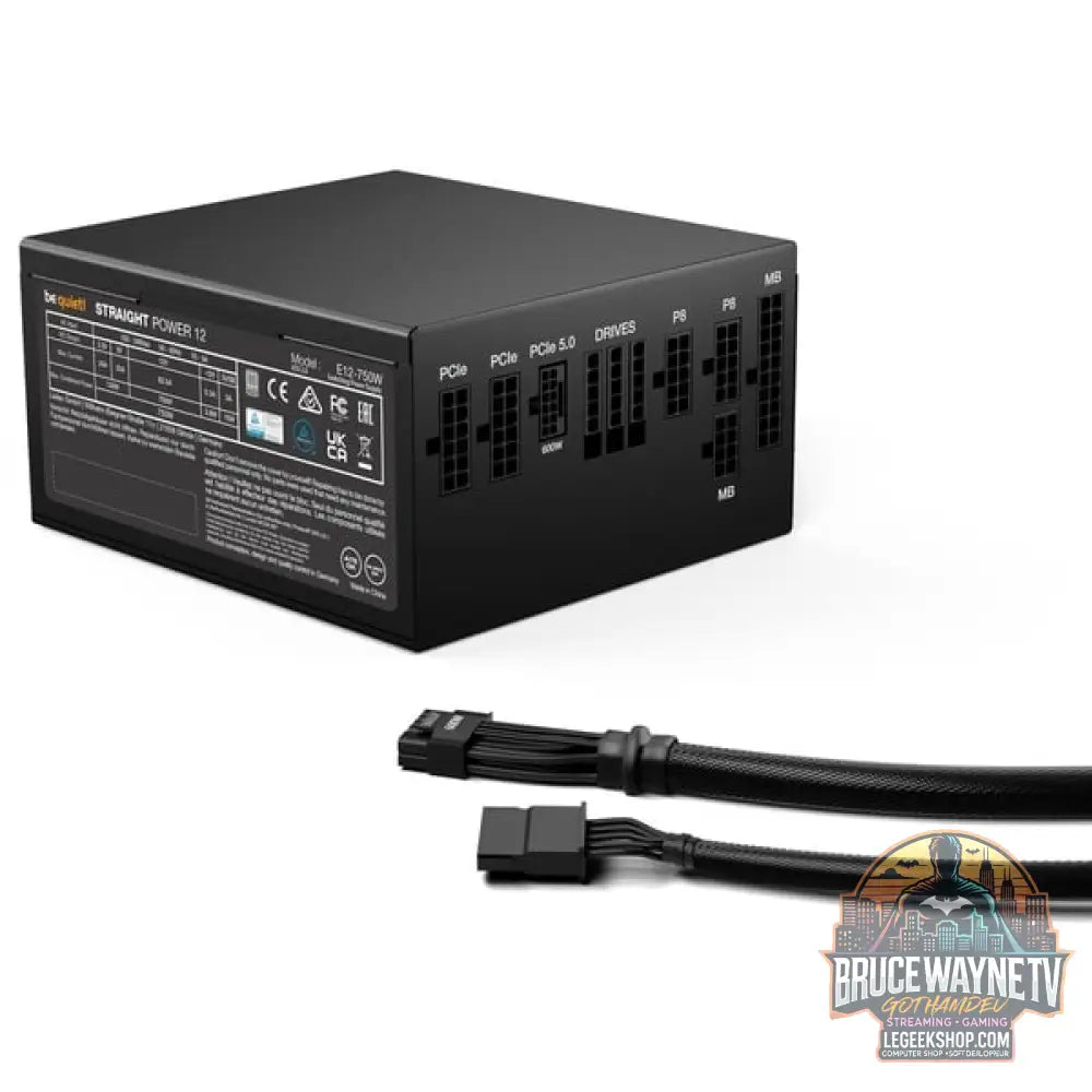 be quiet! Straight Power 12 Platinum 750W ATX3.1, alimentation PC - vue 4