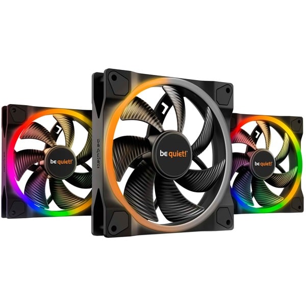be quiet! Light Wings PWM 140 mm Triple Pack, Gehäuselüfter - be quiet!