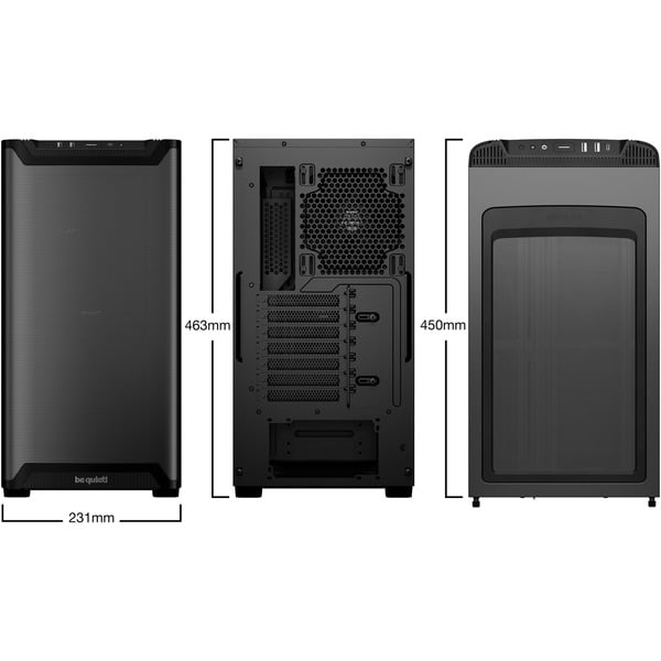 be quiet! PURE BASE 501 Airflow Window, Tower-Gehäuse - be quiet! - vue 8