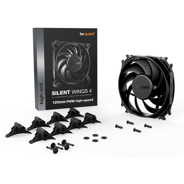 be quiet! Silent Wings 4 PWM high-speed 120x120x25, Gehäuselüfter - be quiet! - vue 4
