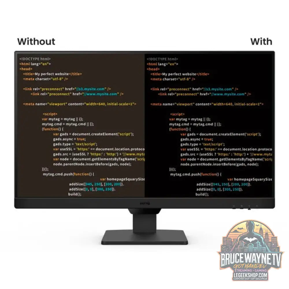 BenQ BL2490 24" Full HD IPS 100 Hz - BenQ - vue 3