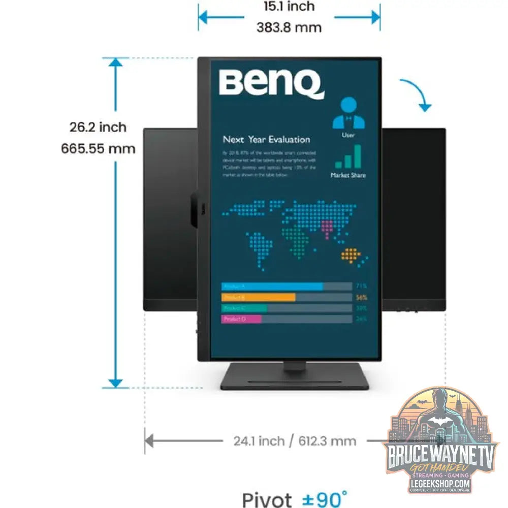 BenQ BL2790T 27" Full HD IPS 100 Hz - BenQ - vue 7