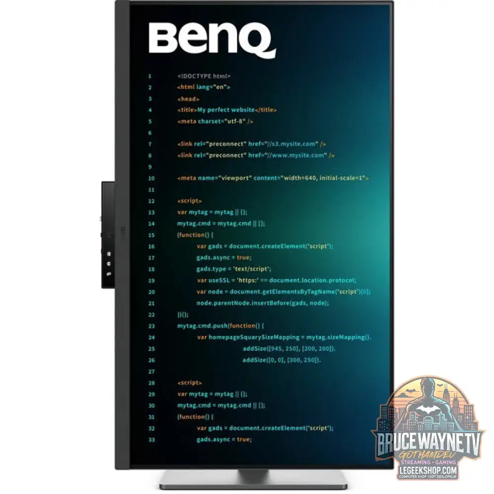 BenQ RD320U Programmiermonitor 31,5" 3840 × 2160 px IPS 60 Hz - BenQ - vue 4