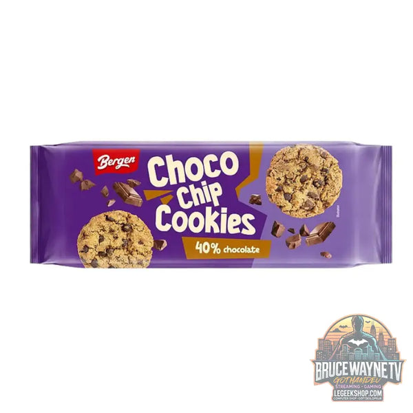 Bergen Chocolate Chip Cookies biscuits aux pépites de chocolat de 85 g (Lot de 16) - Snacks & boissons importés