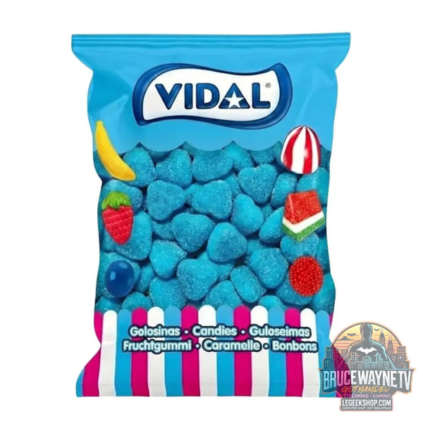 Blue Hearts bonbons gélifiés (Paquet de 1kg) - Snacks & boissons importés