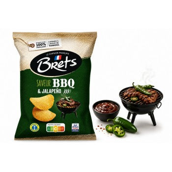 Bret's Saveur Bbq Jalapeno 125 Gr x 10