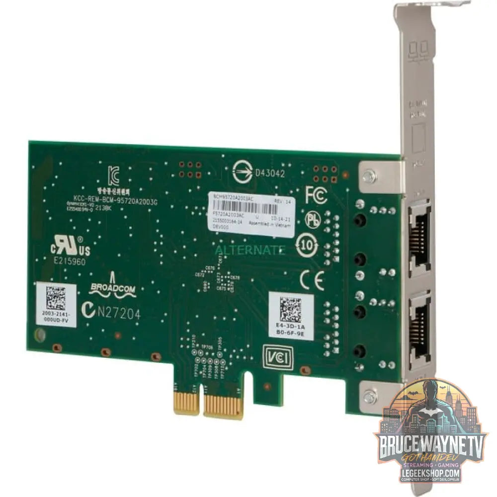 Broadcom NetXtreme 2x 1GbE, adaptateur réseau - Broadcom - vue 3