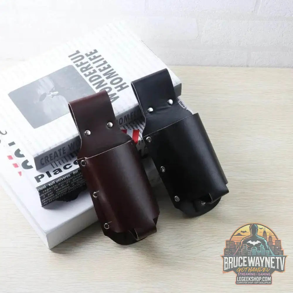 🍺 Étui portable pour bouteille – Ceinture à bière / canette pratique en cuir PU - Legeekshop