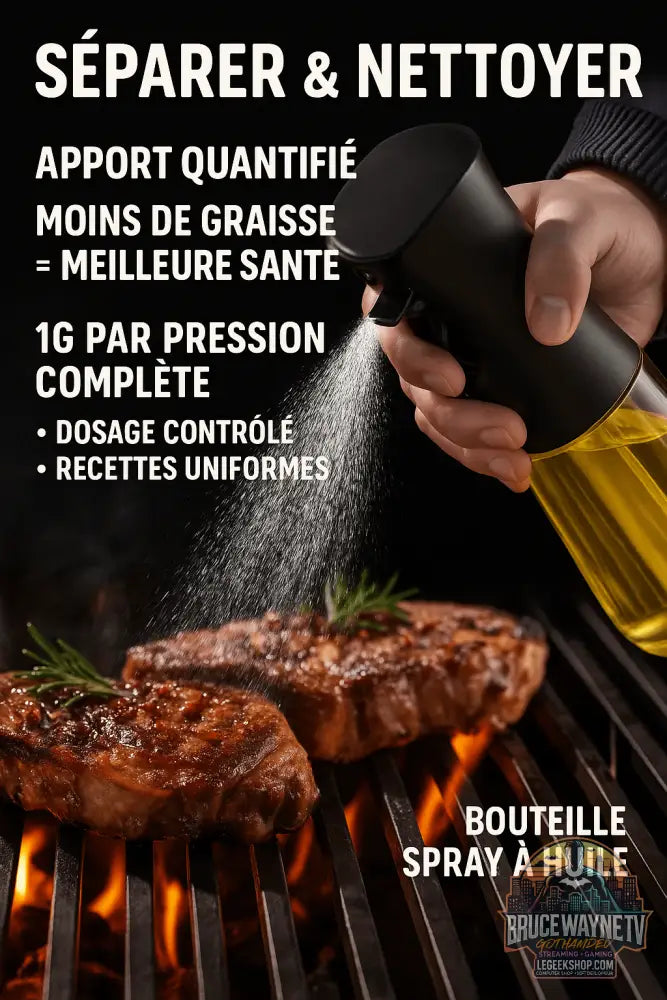 🌿  Spray de Cuisine 300ML | Vaporisateur d’Huile pour Air Fryer & Cuisson 🔥 - Legeekshop