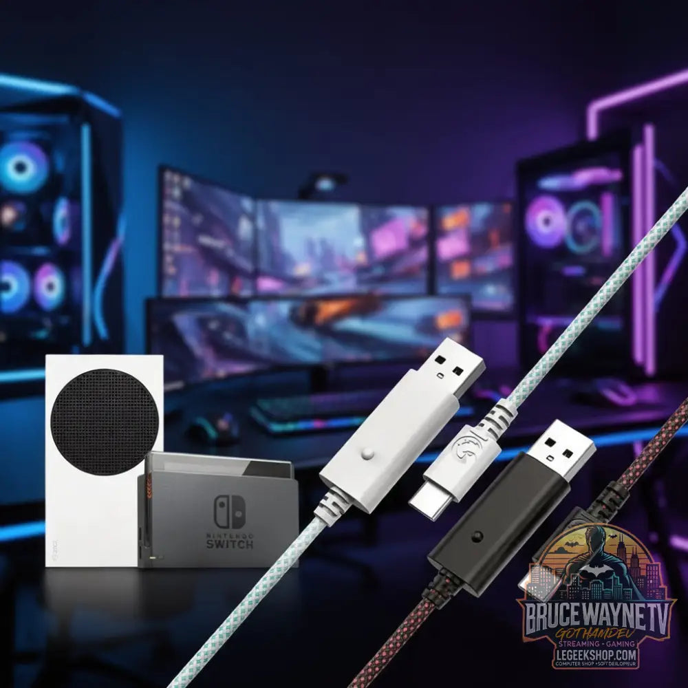Câble tressé en nylon GameSir 3m — produit geek, vue 11, LeGeekShop