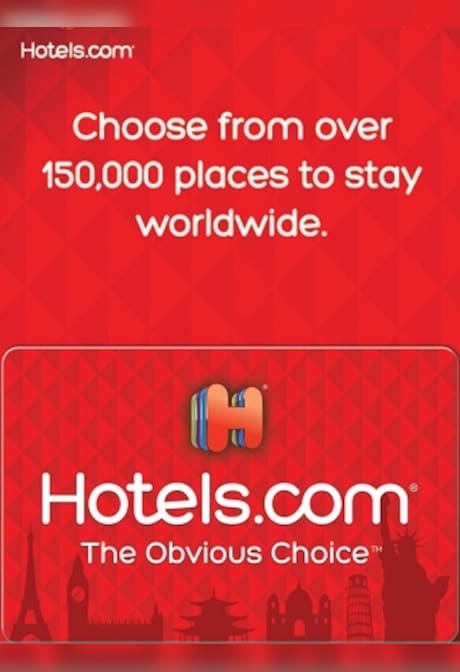 Hotels.com Gift Card 300 USD - Hotels.com Key - GLOBAL