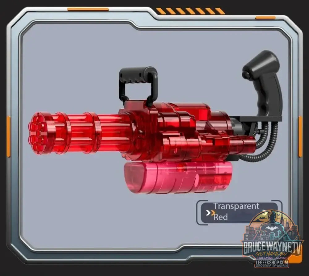 Canon à Eau Gatling Automatique Rotatif, Haute Pression - Jouet Extérieur