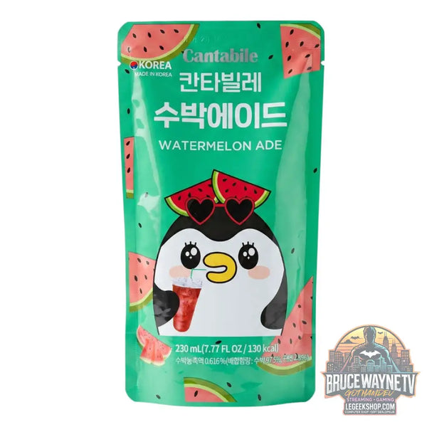 Cantabile Watermelon Ade boisson au goût de pastèque de 230 ml (Pack de 10) - Snacks & boissons importés