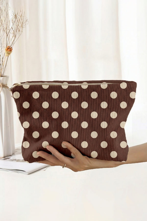 Pièce mode femme pois — café
