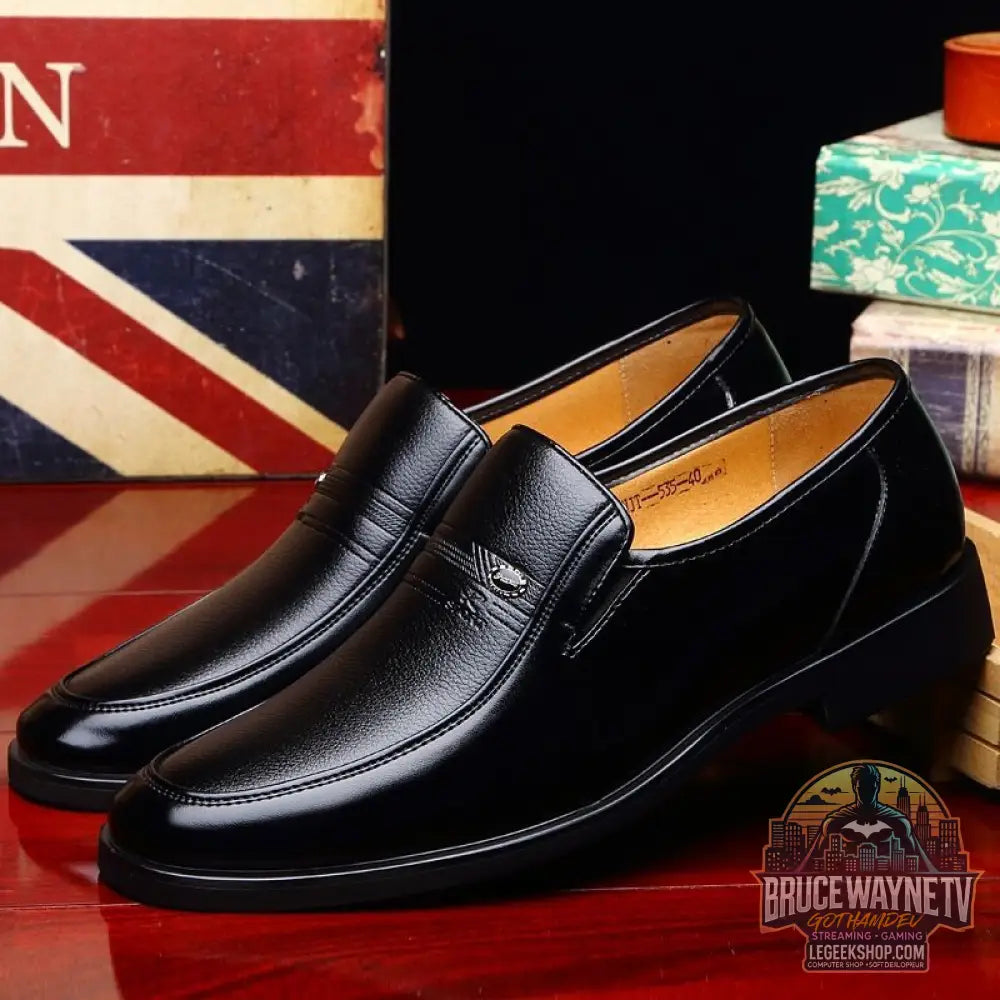 Chaussures Homme Cuir Souple Business Casual Respirantes - Chaussures Homme
