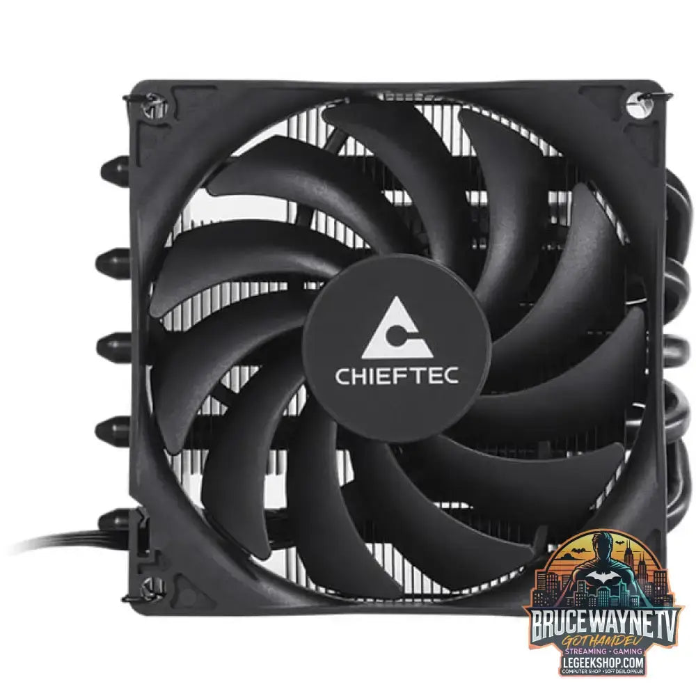Chieftec CAC-S92PWM-LP45, CPU-Kühler schwarz, 92 mm - Chieftec - vue 2