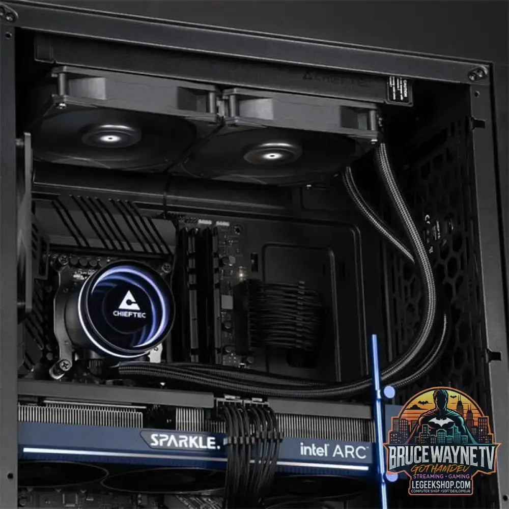 Chieftec ICEBERG 240 DARK, Wasserkühlung schwarz - Chieftec - vue 7