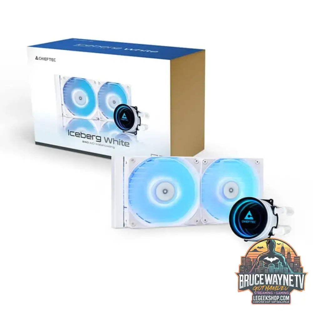 Chieftec ICEBERG 240-RGB-W, Wasserkühlung weiß - Chieftec - vue 9