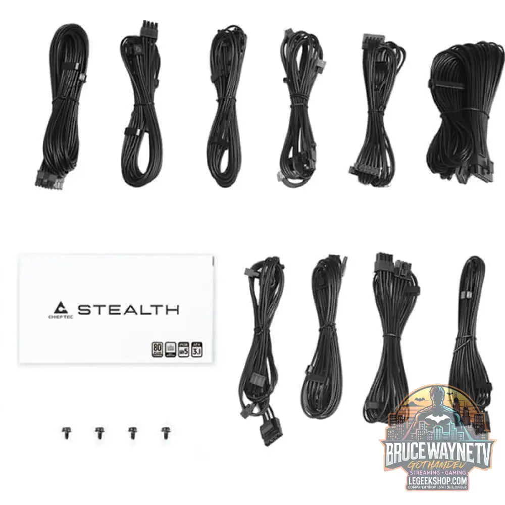Chieftec Stealth 1000W, alimentation PC - Chieftec - vue 9