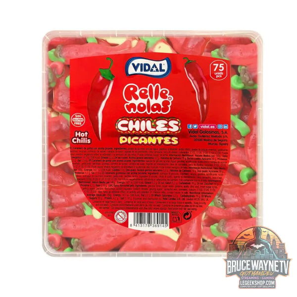 Chili Peppers bonbons gélifiés épicés (Paquet de 800g) - Snacks & boissons importés