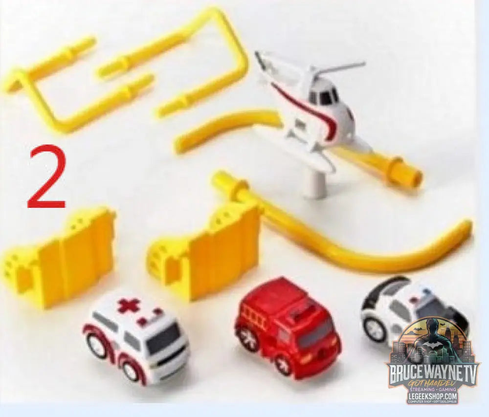 Circuit Voitures Parking Rails Aventure Jouet Enfant Piste - Accessories Two Set - Jouet Circuit