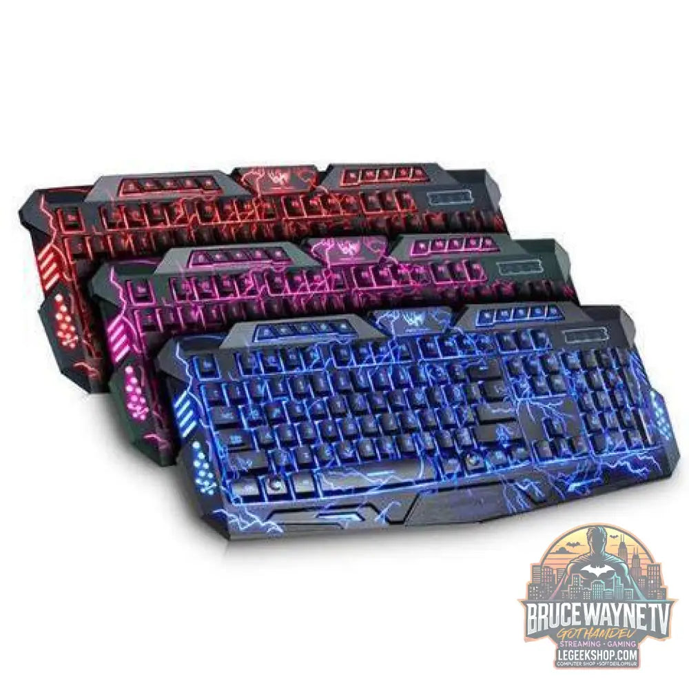 Clavier Gaming Luminescent RGB Rétroéclairé Filaire - Clavier Gaming