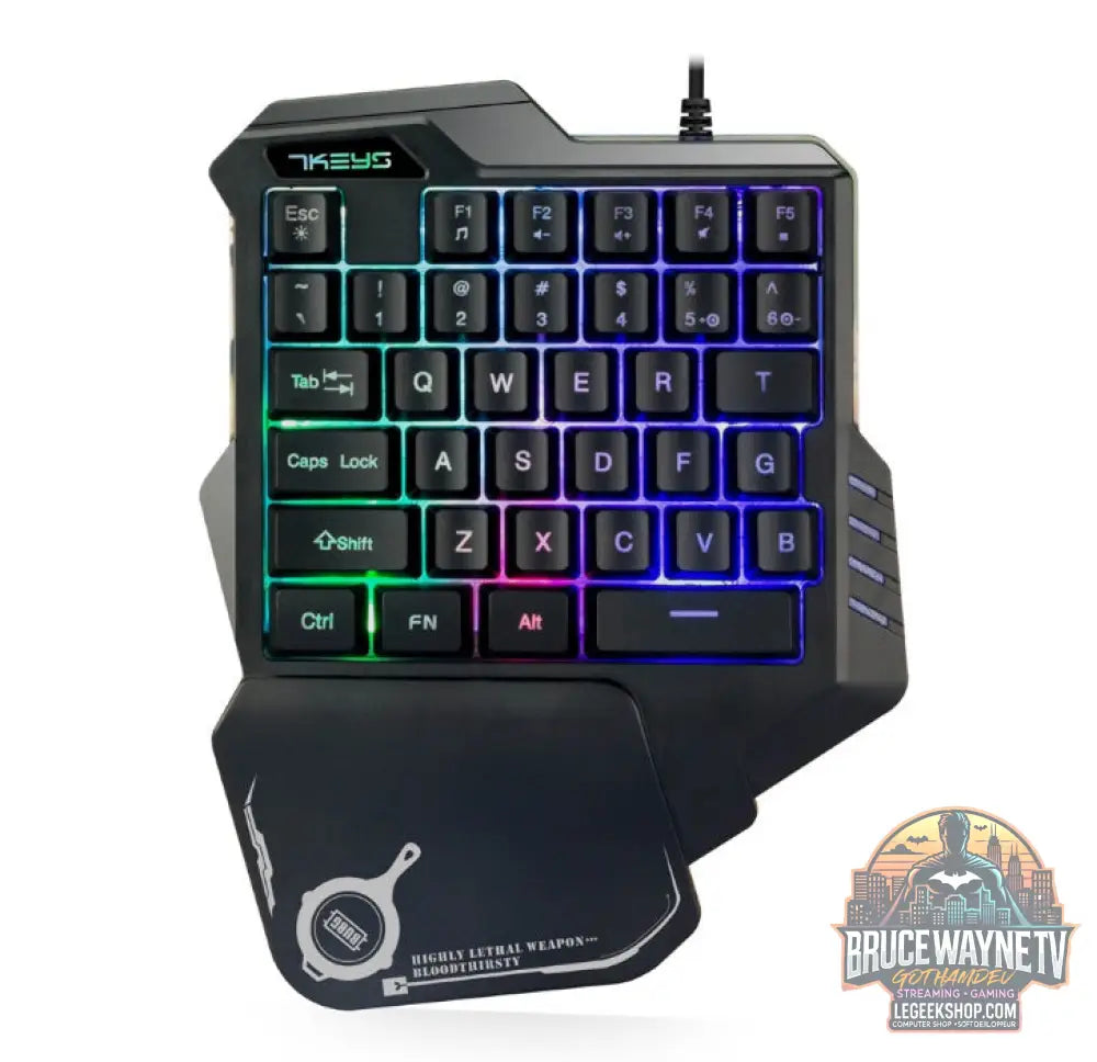 Clavier Gaming Mécanique Une Main RGB Portable Mini - G30 - Clavier Gaming