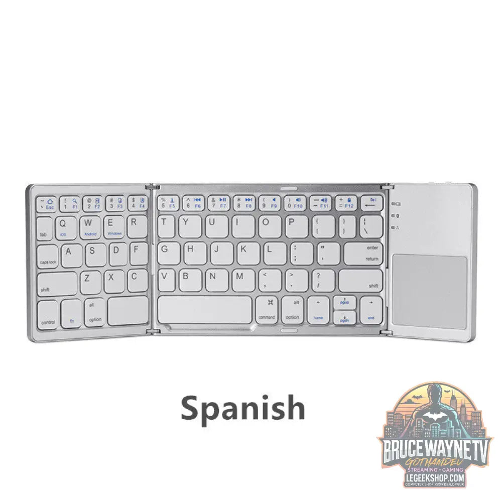 Clavier Pliable Ultra-Fin Tactile Bluetooth Portable - Clavier Portable