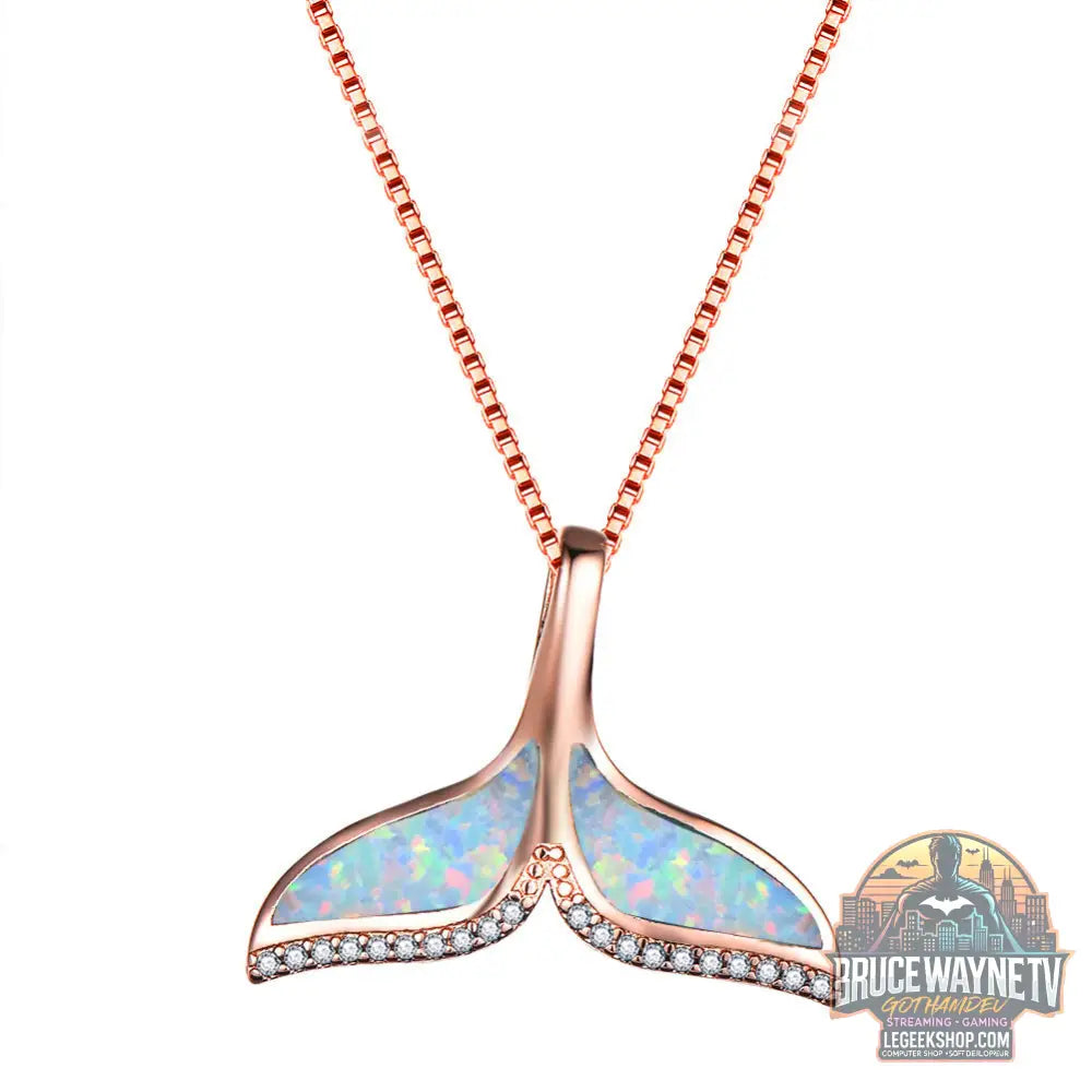 Collier Femme Pendentif Queue Poisson Cuivre Vintage - 1 Style - Collier Femme