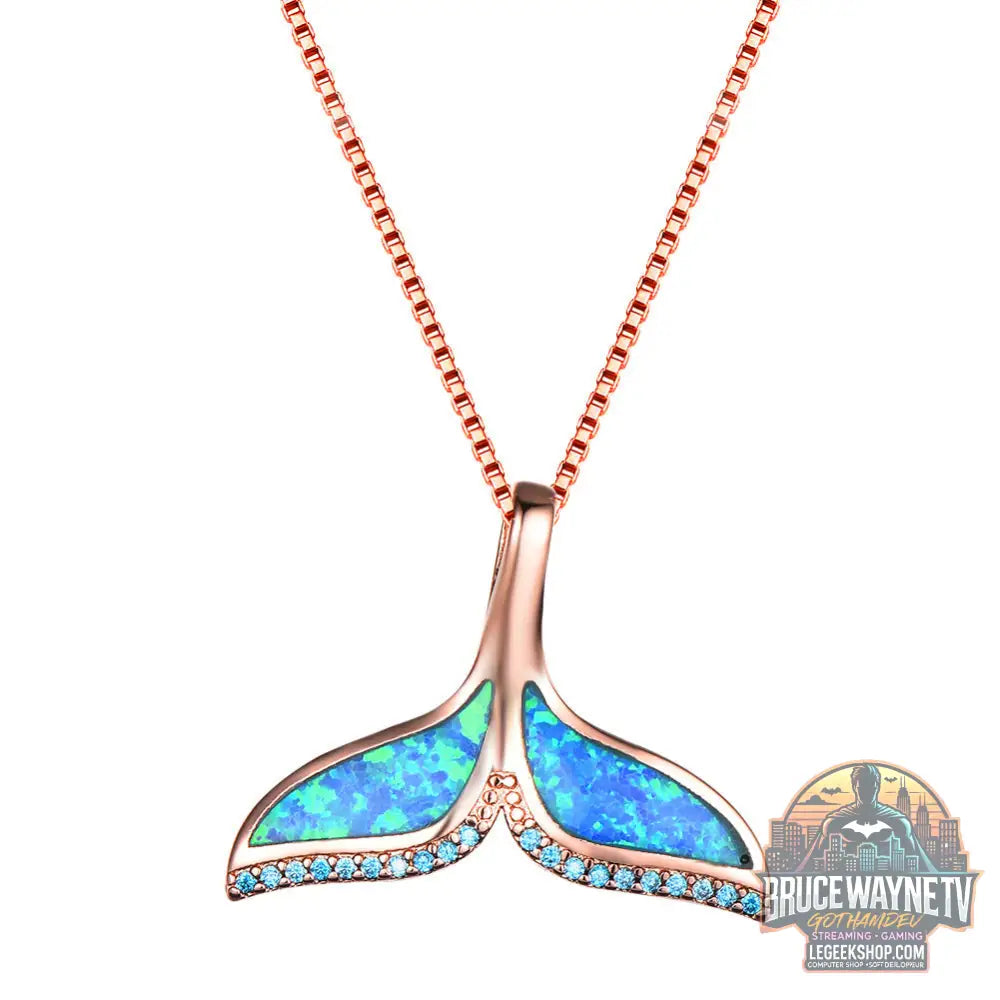 Collier Femme Pendentif Queue Poisson Cuivre Vintage - 2 Style - Collier Femme