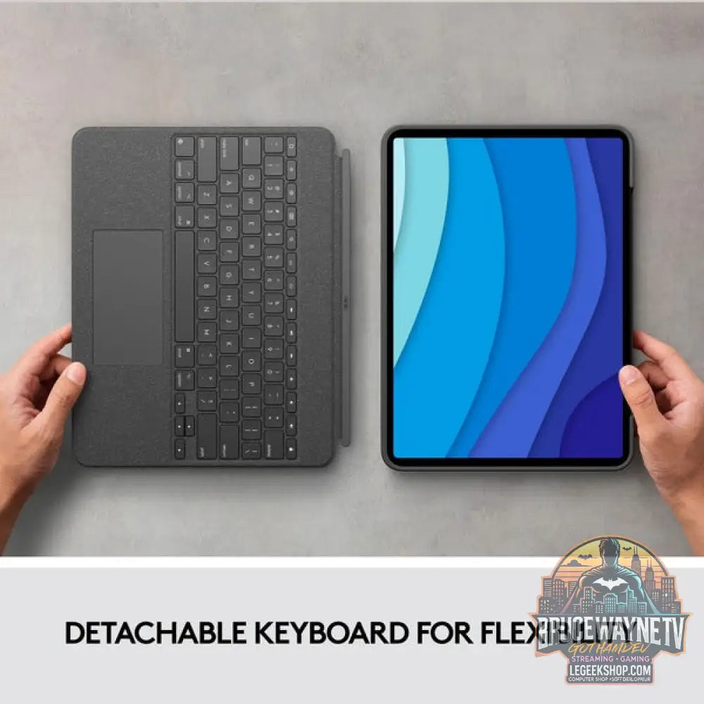 Combo Touch für iPad Pro 12,9 Zoll (5./6. Generation) - Logitech - vue 6