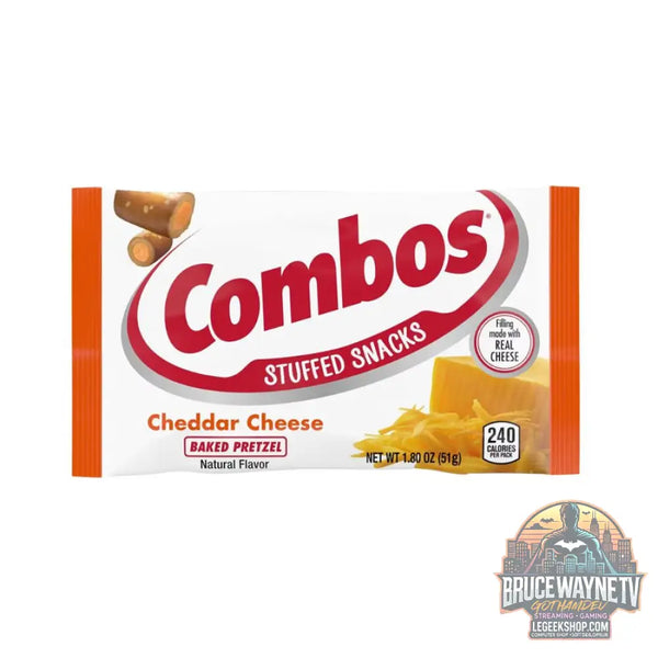 Combos Cheddar Cheese Pretzel bretzel au cheddar de 51g (Paquet de 18) - Snacks & boissons importés