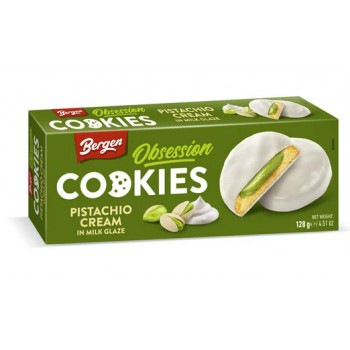 Cookies Pistachio Cream White Choc 128 Gr x 18