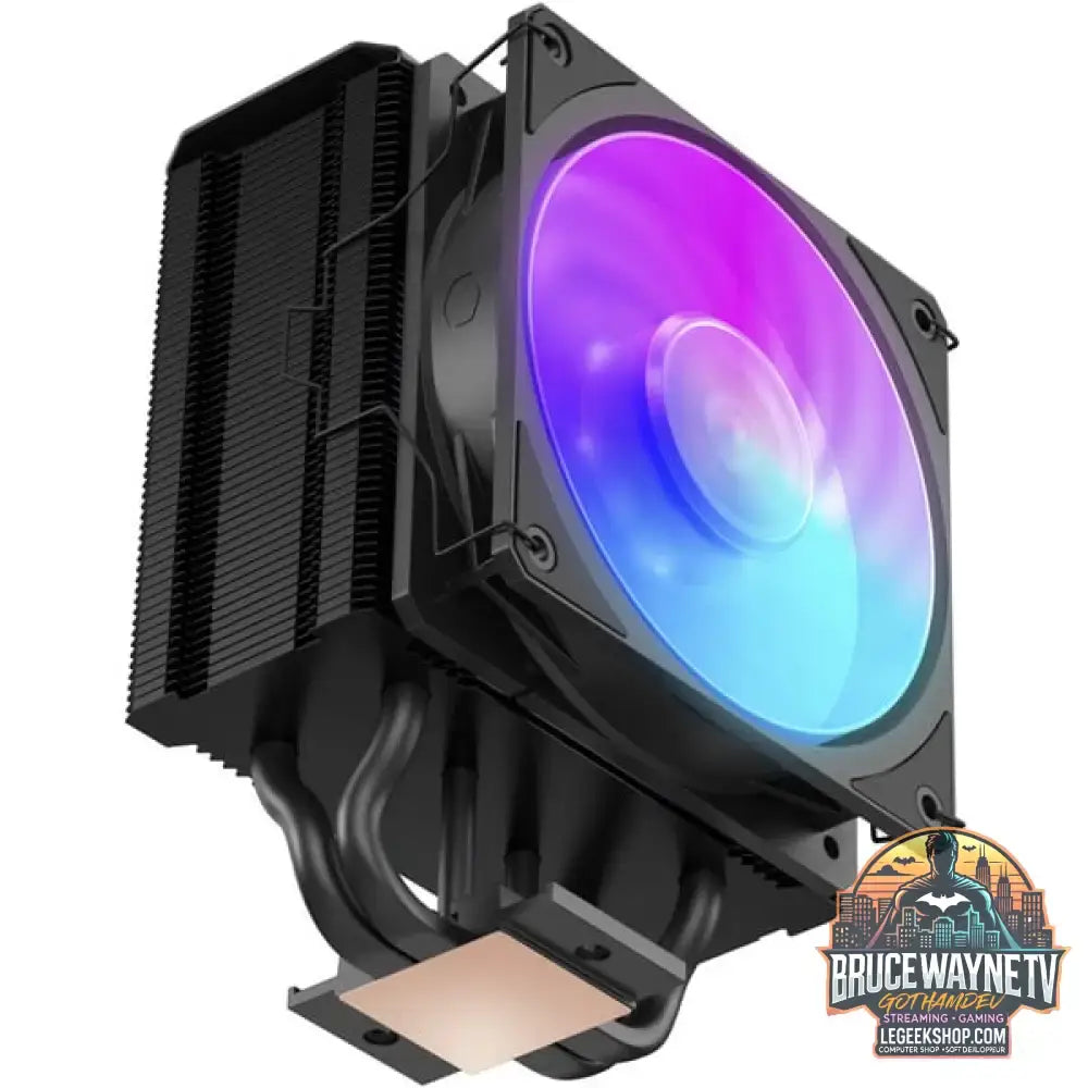 Cooler Master GIGABYTE Hyper 212 3DHP ARGB, CPU-Kühler schwarz, 120 mm - Cooler Master - vue 3