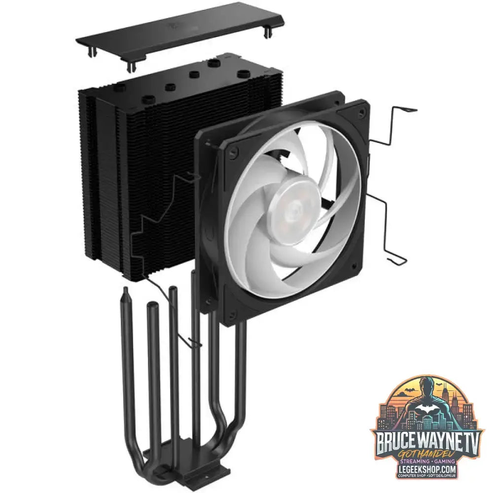 Cooler Master GIGABYTE Hyper 212 3DHP ARGB, CPU-Kühler schwarz, 120 mm - Cooler Master - vue 9