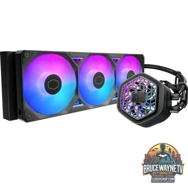 Cooler Master MasterLiquid 360 Atmos II VRM Fan ARGB, Wasserkühlung schwarz - Cooler Master