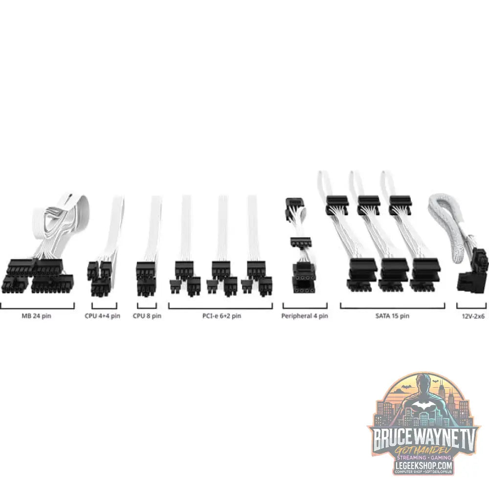 Cooler Master MWE 1050 V2 White, alimentation PC - Cooler Master - vue 10