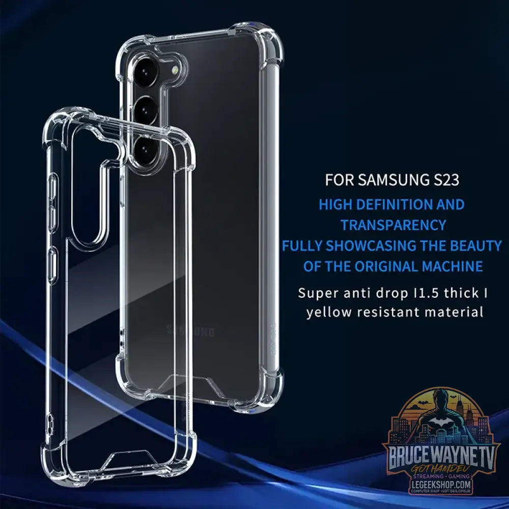 Coque Transparente Samsung Galaxy - Silicone Antichoc Ultra-Claire - Coque Téléphone