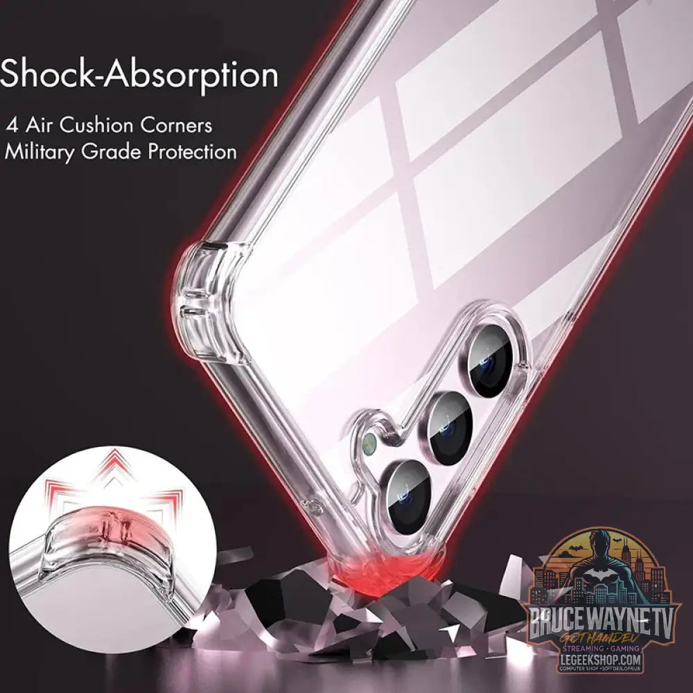 Coque Transparente Samsung Galaxy - Silicone Antichoc Ultra-Claire - Coque Téléphone
