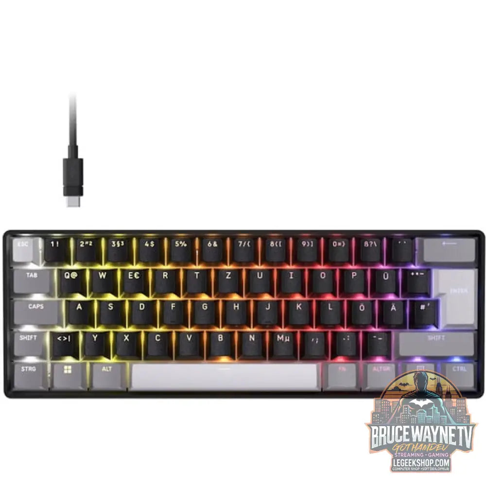 Corsair CLIPPER PRO MINI 60, clavier gaming - vue 2