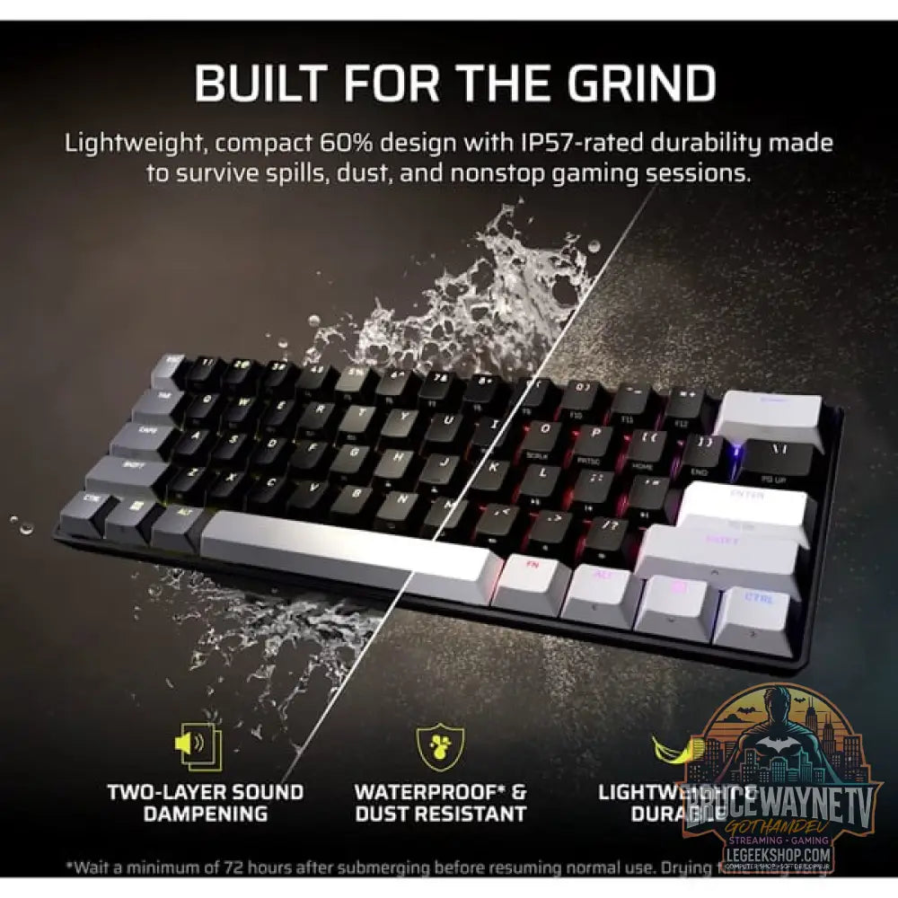 Corsair CLIPPER PRO MINI 60, clavier gaming - vue 11